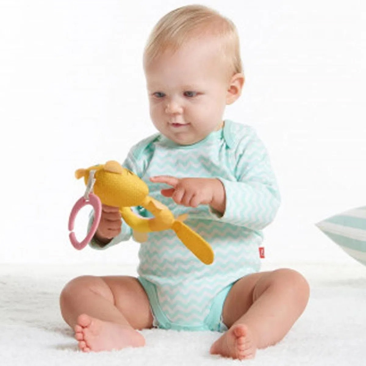 Brinquedo de Bebê Infantil Pendura Berço Carrinho Bebê Conforto Criança Macio A partir Do Nascimento Sons Squeaker Albertina Tiny Love