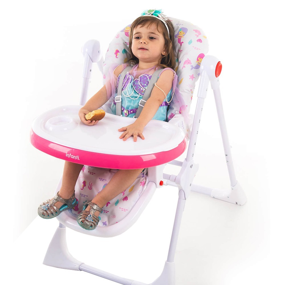 Cadeira de Refeição Infantil Appetito Sereias Desmontável Até 23 Kg - Infanti