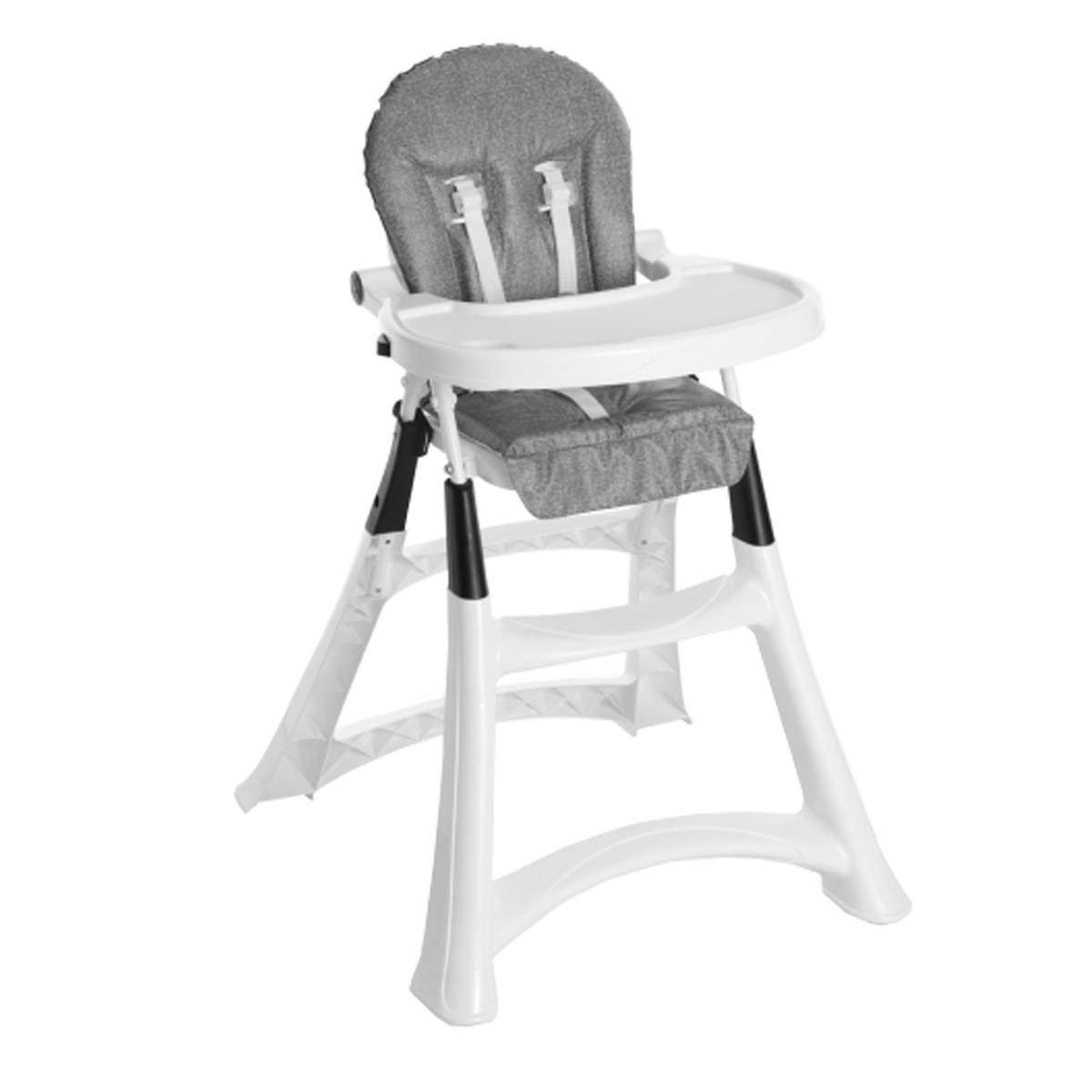 Cadeira de Refeição Bebê Portátil Alimentação 0 Até 15Kg Alta Premium Galzerano Graphite 5070GR