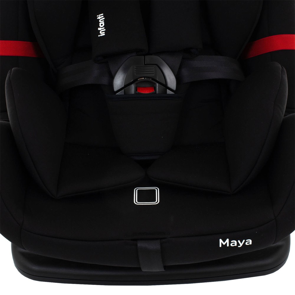 Cadeirinha Auto Infantil  Reclinável Maya Black Storm De 0 a 25kg - Infanti