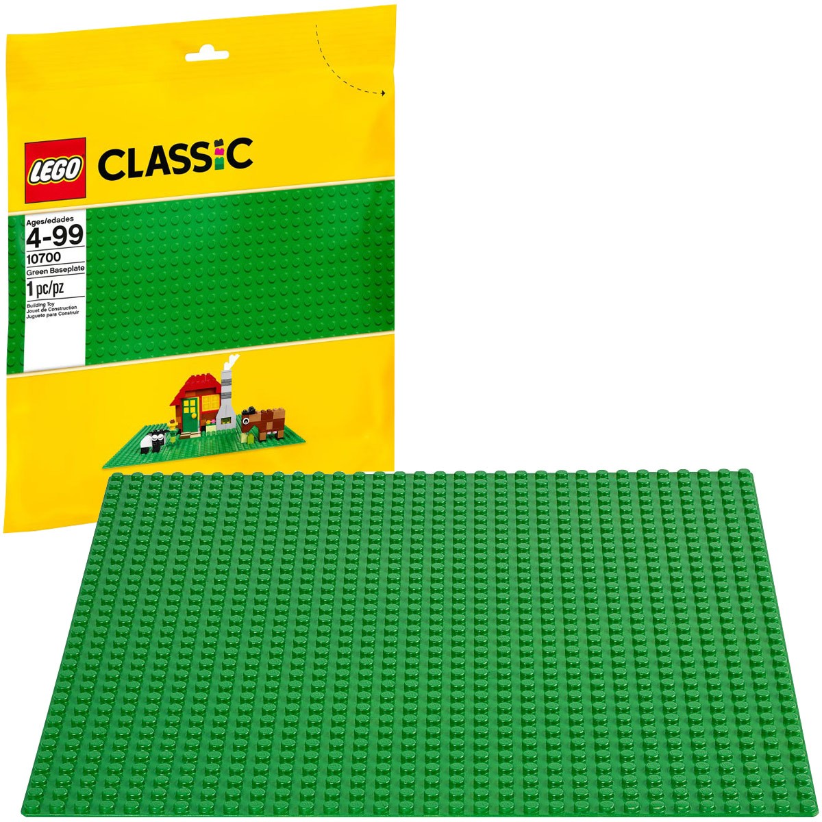 Lego Classic Infantil Base de Construção Verde 26x26 cm