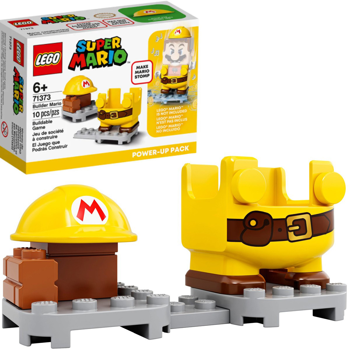 LEGO Super Mario - Pacote Power Up Mario Construtor 10 peças Para +6 Anos 71373