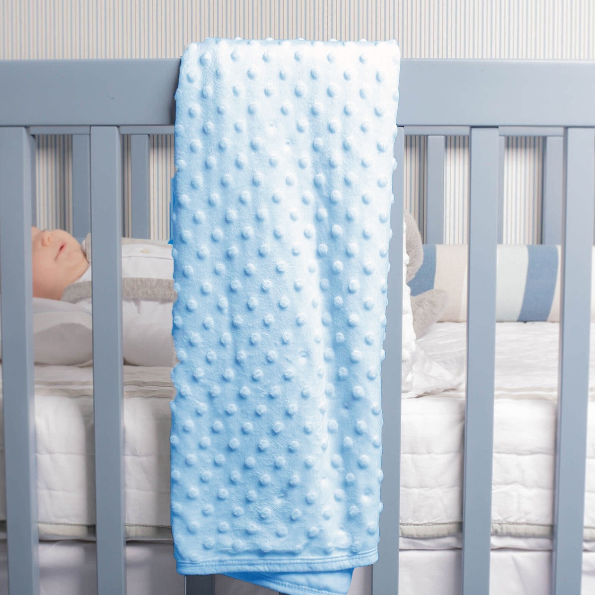 Manta Para Bebê Azul 75x100cm - Infanti