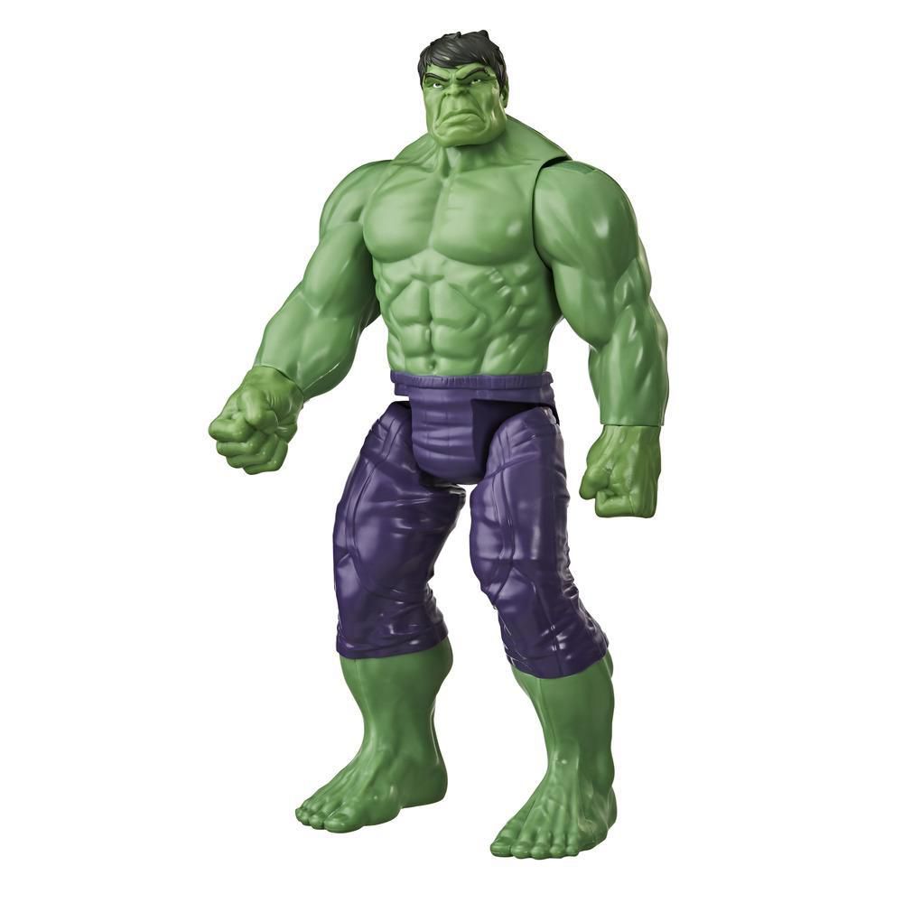 Boneco Marvel Hulk Deluxe Articulado +4 anos O Incrivel Hulk Brinquedo Infantil Divertido Titan Hero Blast Gear Hasbro
