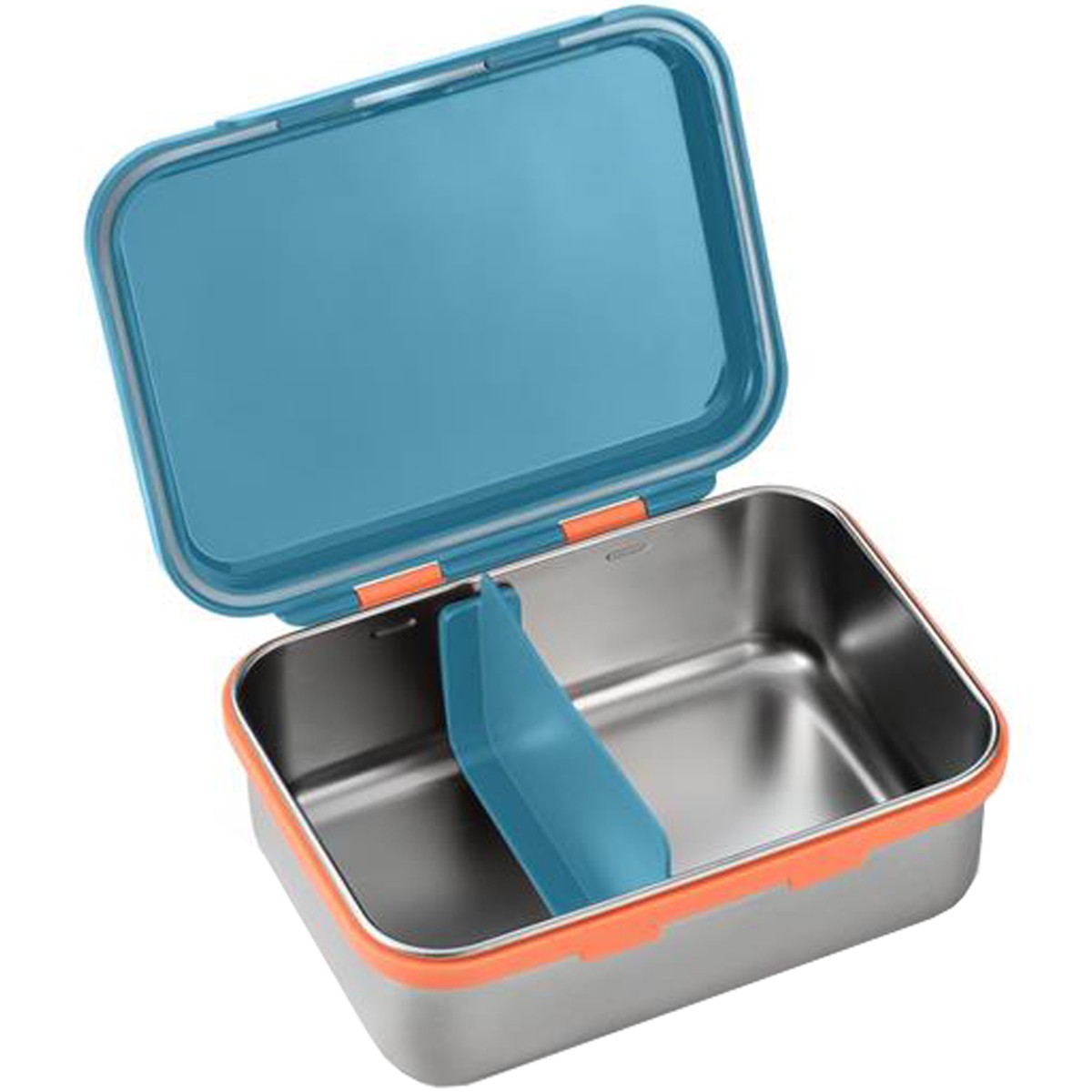 Porta Lanches Infantil Bento Box Azul em Aço Inox Hot e Cold Para 6+ Meses - Fisher Price