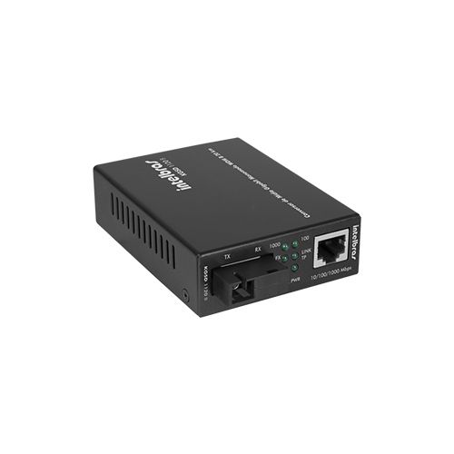 Conversor de Mídia Intelbras KGSD 1120 A Gigabit Ethernet monomodo 20km 1 Gbps  - Ziko Shop