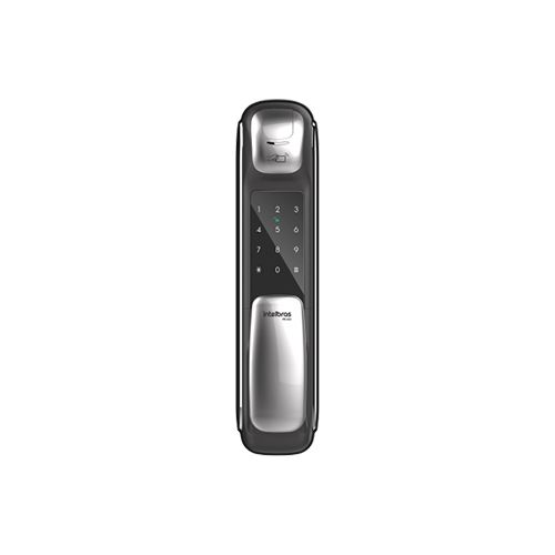 Fechadura Digital com Biometria Intelbras Push & Pull FR 630  - Ziko Shop