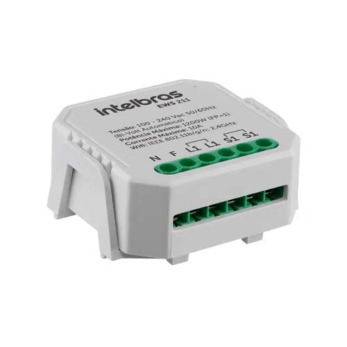 Interruptor Controlador de Cargas Wifi Intelbras EWS 211 - Ziko Shop