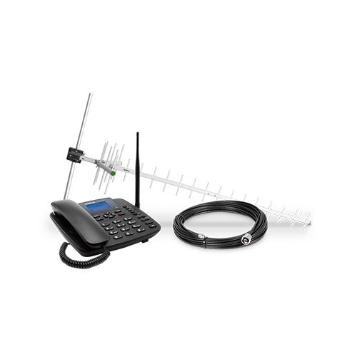 KIT Telefone Celular Fixo Intelbras CFA 6041 3G  - Ziko Shop