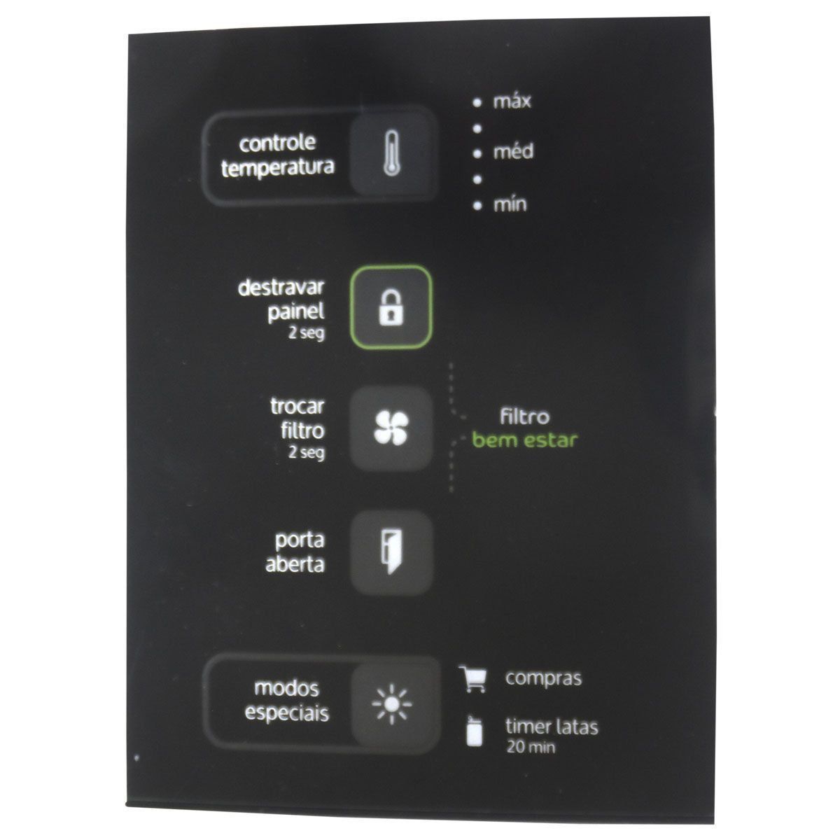Placa Interface Refrigerador Brastemp W10792998