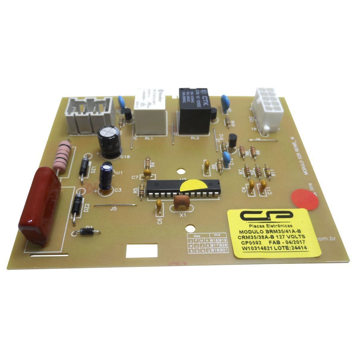 Controle Eletrônico 127V Compatível Refrigerador Brastemp Consul CP0592