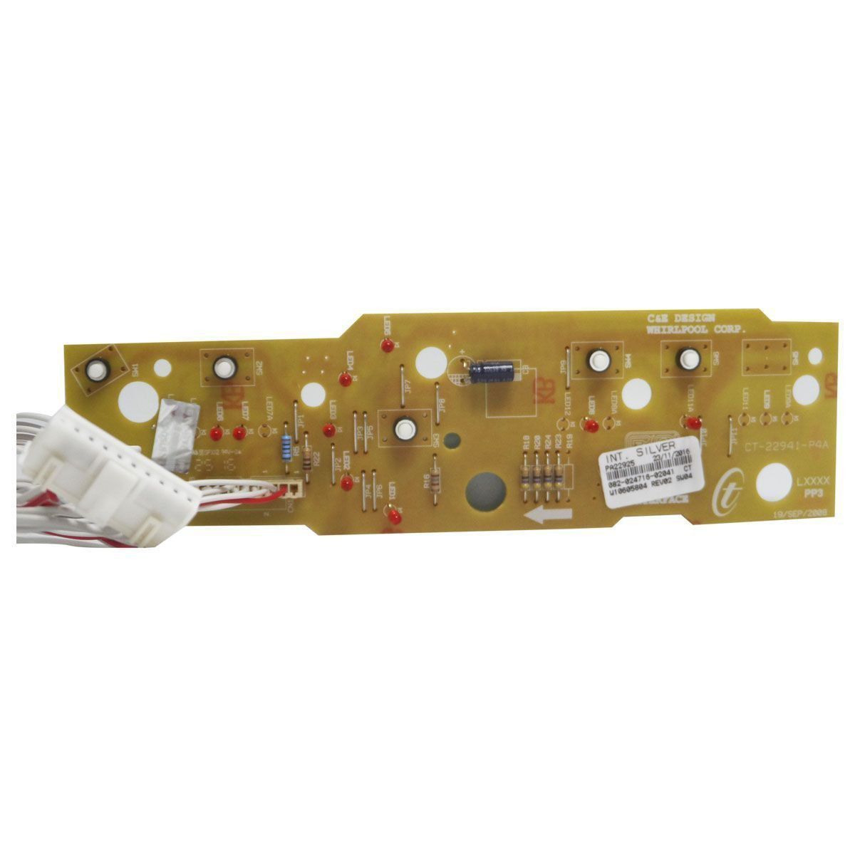 Placa Eletrônica Interface Lavadora Brastemp Bivolt W10212514/W10605804