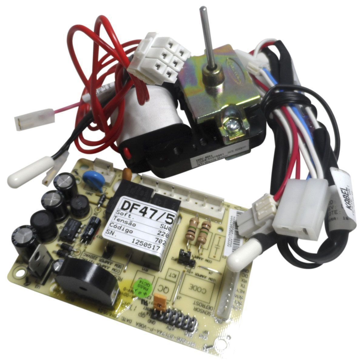 Kit Placa Sensor Ventilador 220V Refrigerador Electrolux 70001456