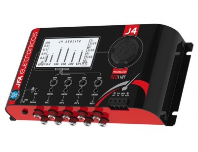 Processador De Audio Digital Jfa J4 Pro Red Crossover