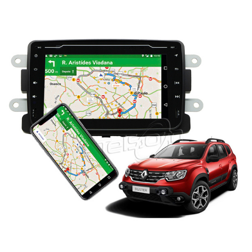 Central Multimídia Duster Android Tv Gps