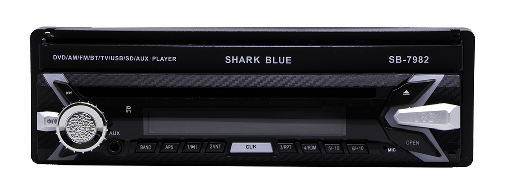 Dvd Retratil 7" Sb-7982 Shark Blue