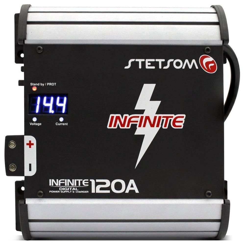 Fonte Stetsom Infine 120 A 14.4 V Carregador de Bateria Bivolt com Voltimetro