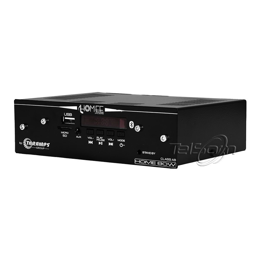 Receiver Som Ambiente Taramps Home 80w Rms 4ohm 4 Canal Bar
