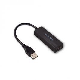 CABO ADAPTADOR USB 2.0 M/RJ45 F ADP-001BK - PLUS CABLE  - GAÚCHA DISTRIBUIDORA DE INFORMÁTICA