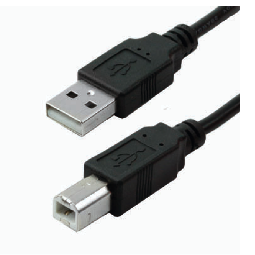 CABO USB 2.0 P/ IMPRESSORA 5M PRETO 018-1407 - 5+  - GAÚCHA DISTRIBUIDORA DE INFORMÁTICA