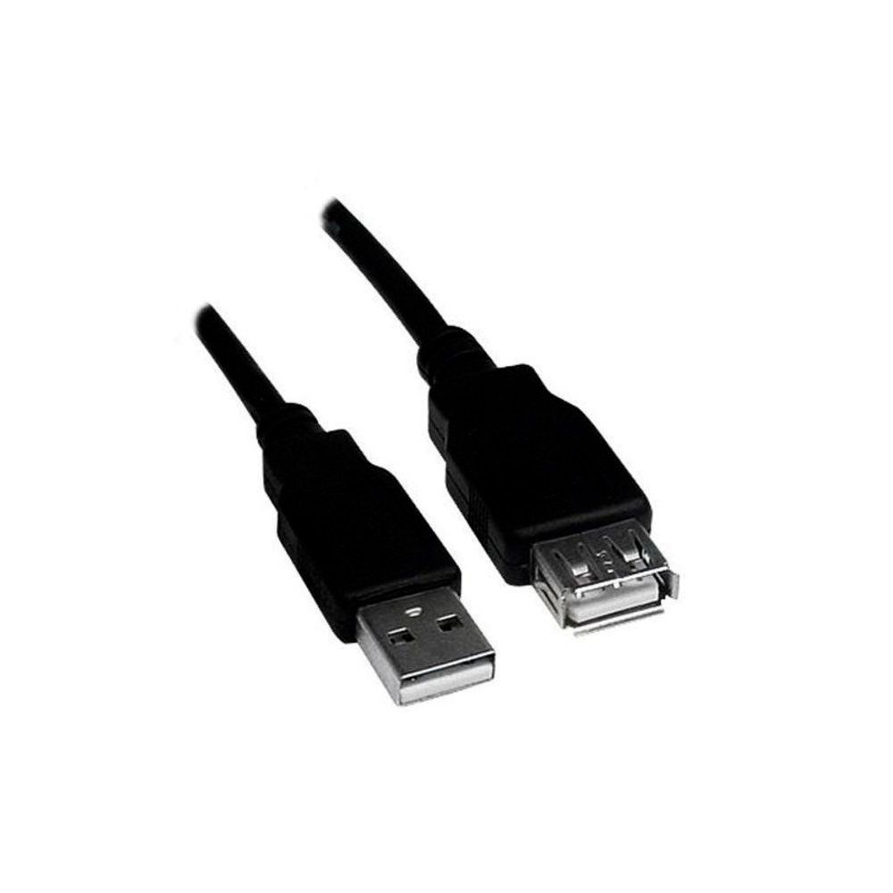 CABO USB 2.0 EXTENSOR AM X AF 5M PC-USB5002 - PLUS CABLE  - GAÚCHA DISTRIBUIDORA DE INFORMÁTICA