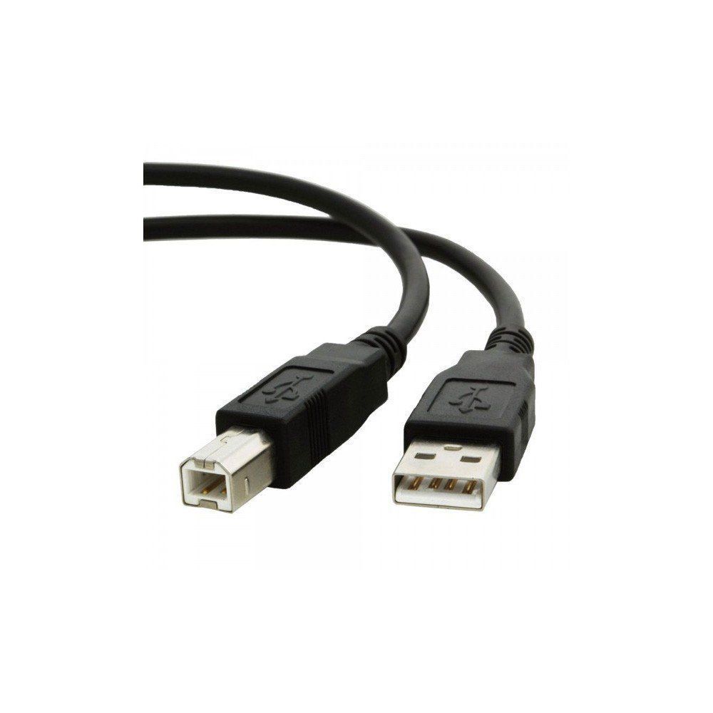 CABO USB 2.0 P/ IMPRESSORA 1.8M PRETO PC-USB1801 - PLUS CABLE  - GAÚCHA DISTRIBUIDORA DE INFORMÁTICA