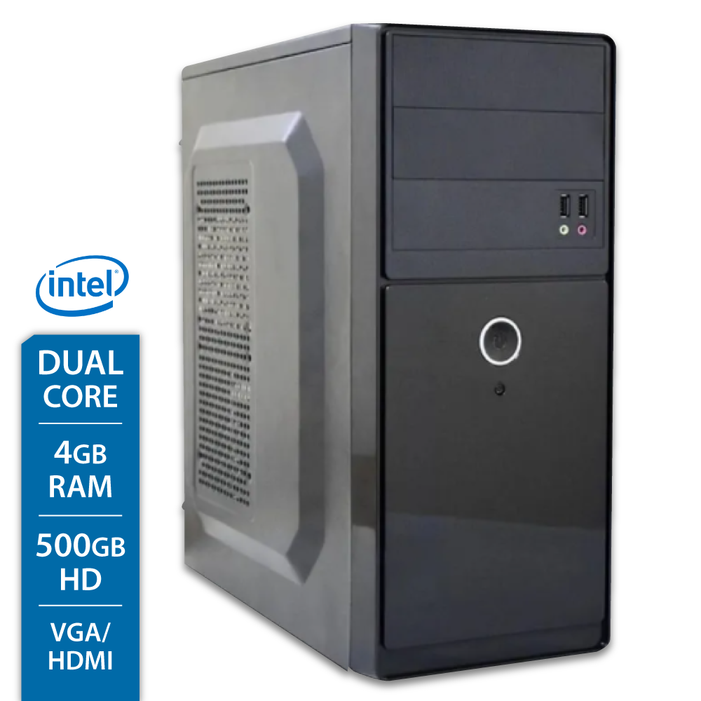COMPUTADOR INTEL DUAL CORE 4GB RAM HD 500GB LINUX - INTEL  - GAÚCHA DISTRIBUIDORA DE INFORMÁTICA