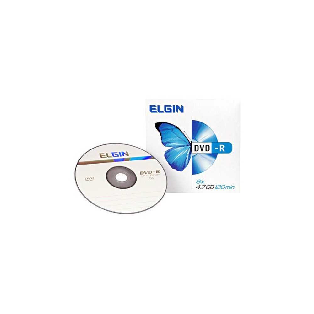 DVD-R ENVELOPE 4.7GB-16X - ELGIN  - GAÚCHA DISTRIBUIDORA DE INFORMÁTICA