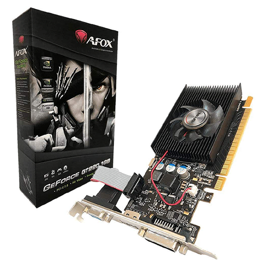 PLACA DE VÍDEO PCI-E GT220 1GB 128BITS DDR3 LP NVIDIA - AFOX - GAÚCHA DISTRIBUIDORA DE INFORMÁTICA