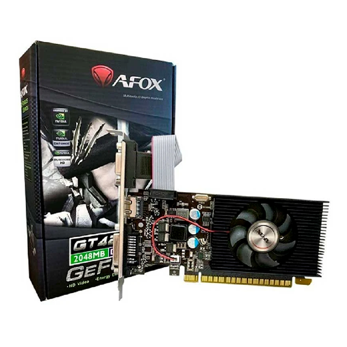 PLACA DE VIDEO PCI-E GT420 2GB 128BITS DDR3 LP NVIDIA - AFOX  - GAÚCHA DISTRIBUIDORA DE INFORMÁTICA