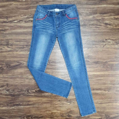 Calça Básica Jeans Feminina Infantil