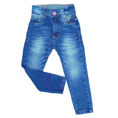 Calça Jeans Básica Feminina Infantil