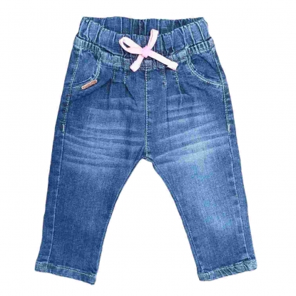 Calça Jeans com Elástico Infantil