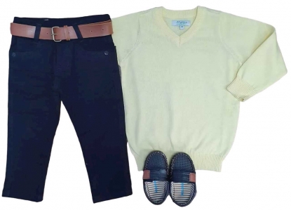 Calça Jeans com Suéter Infantil