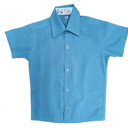 Camisa Azul Petróleo Infantil