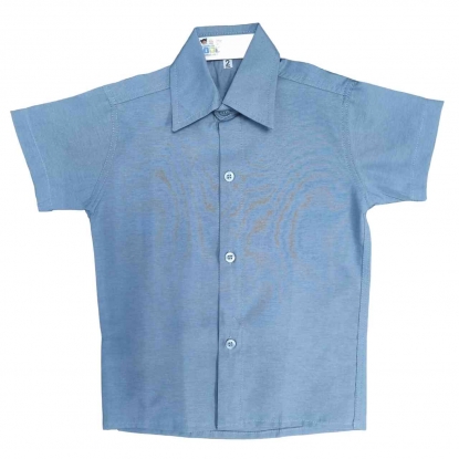 Camisa Cinza Curta Infantil