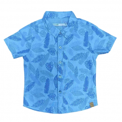 Camisa Floral Azul Infantil