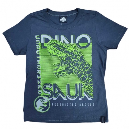 Camisa Holograma Dino Infantil