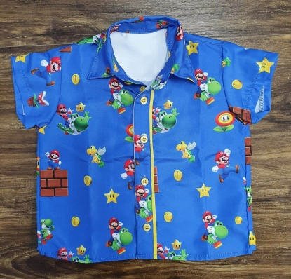 Camisa Mario Azul