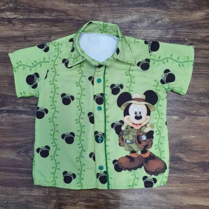 Camisa Mickey Safari Infantil