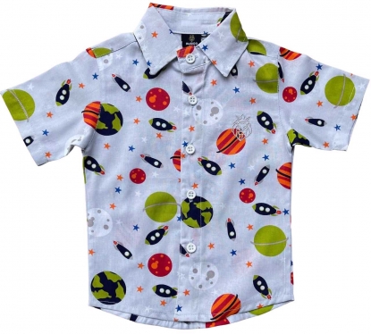 Camisa Planetas Infantil