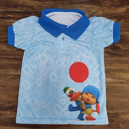 Camisa Polo Pocoyo Infantil