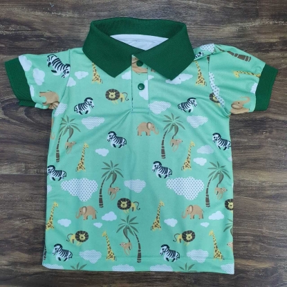 Camisa Polo Safari Infantil