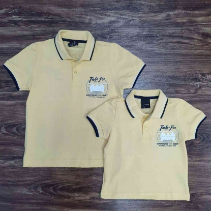 Camisa Polo Amarela Camaro Pai e Filho (a)