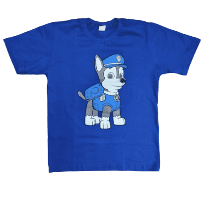 Camiseta Azul Patrulha Canina Infantil