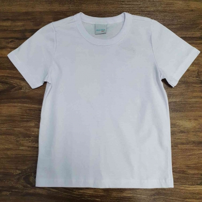 Camiseta Básica Branca Infantil