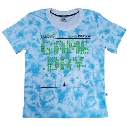 Camiseta Game Day Azul Infantil