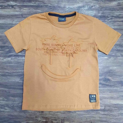 Camiseta Infantil Marrom Palmeira