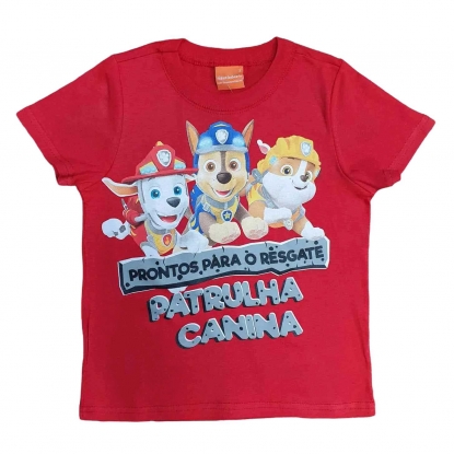 Camiseta Infantil Patrulha Canina