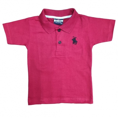 Camiseta Infantil Polo Vermelha